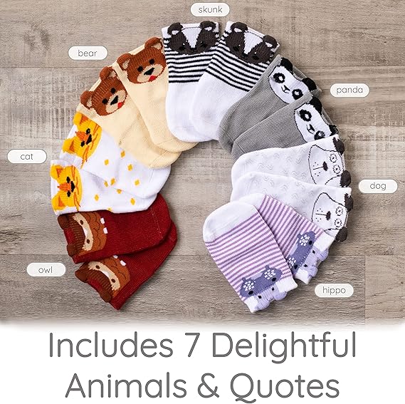🧦 Baby Newborn Socks 7pairs - Multi color
