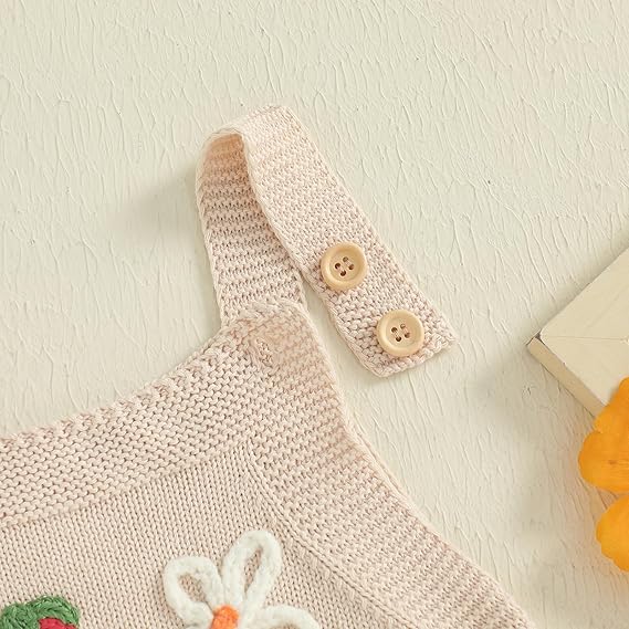 👶 Hand-Knitted Crochet Romper
