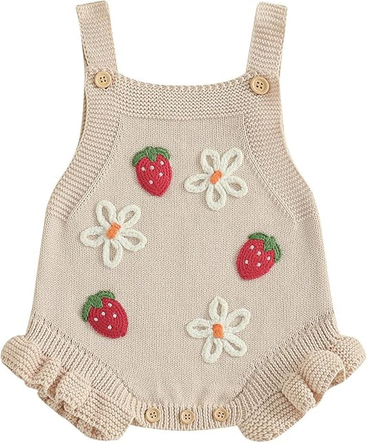 👶 Hand-Knitted Crochet Romper